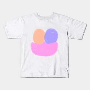 Colorful watercolor art minimal Kids T-Shirt